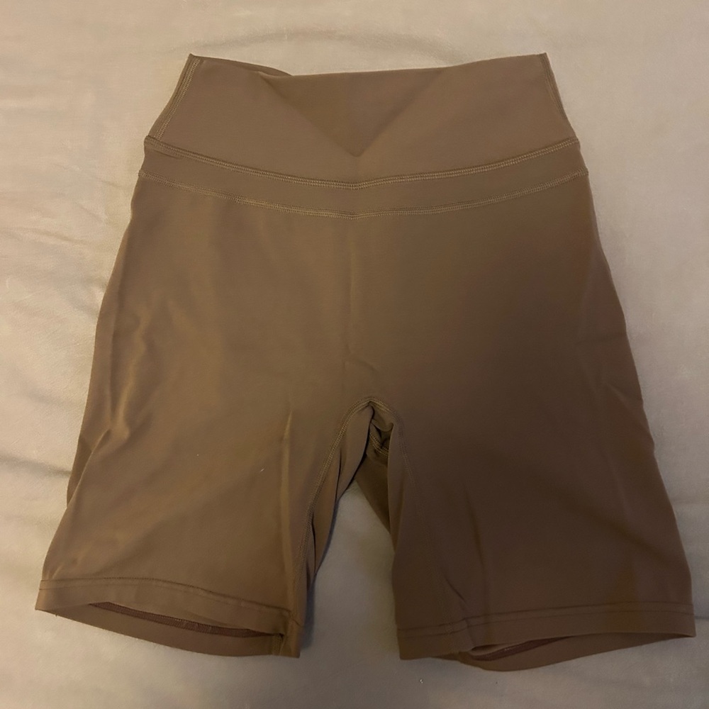 Women's Tan Bike Shorts